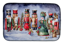Load image into Gallery viewer, Christmas Nutcrackers Dish Drying Mat