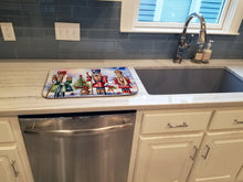 Load image into Gallery viewer, Christmas Nutcrackers Dish Drying Mat