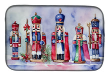 Load image into Gallery viewer, Christmas Nutcrackers Dish Drying Mat