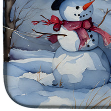 Load image into Gallery viewer, Christmas Snowmen Dish Drying Mat