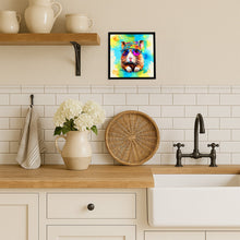 Load image into Gallery viewer, Hippie Animal Guinea Pig Framed Metal Print