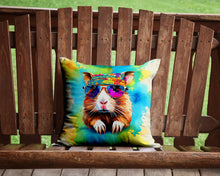 Load image into Gallery viewer, Hippie Animal Guinea Pig Throw Pillow - 14x14 Decorative Pillow – Art for Your Home &amp; Patio