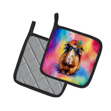 Load image into Gallery viewer, Hippie Animal Guinea Pig Pot Holders - Set of 2 Decorative Kitchen Helpers | Made in the USA