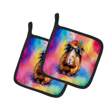 Load image into Gallery viewer, Hippie Animal Guinea Pig Pot Holders - Set of 2 Decorative Kitchen Helpers | Made in the USA
