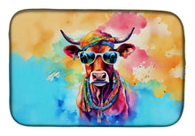 Load image into Gallery viewer, Hippie Animal Cow Dish Drying Mat