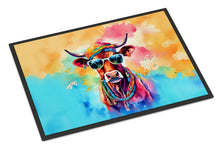 Load image into Gallery viewer, Hippie Animal Cow Doormat - 18X27 Indoor / Outdoor Rug | Made in USA