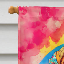 Load image into Gallery viewer, Hippie Animal Badger House Flag