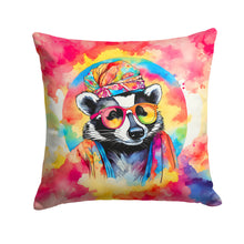 Load image into Gallery viewer, Hippie Animal Badger Throw Pillow - 14x14 Decorative Pillow – Art for Your Home &amp; Patio