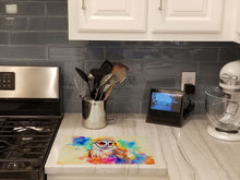 Load image into Gallery viewer, Hippie Animal Barn Owl Glass Cutting Boards – Durable, Decorative Kitchen Art