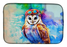Load image into Gallery viewer, Hippie Animal Barn Owl Dish Drying Mat