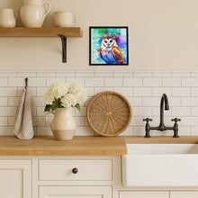 Load image into Gallery viewer, Hippie Animal Barn Owl Framed Metal Print