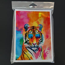 Load image into Gallery viewer, Hippie Animal Bengal Tiger Greeting Cards - Blank Note Cards – 8-Pack of Artist-Designed Cards with Envelopes