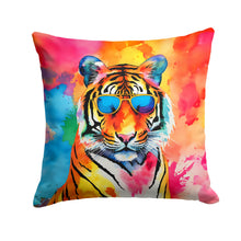 Load image into Gallery viewer, Hippie Animal Bengal Tiger Throw Pillow - 14x14 Decorative Pillow – Art for Your Home &amp; Patio