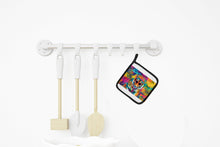 Load image into Gallery viewer, Hippie Animal Bengal Tiger Pot Holders - Set of 2 Decorative Kitchen Helpers | Made in the USA
