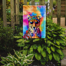 Load image into Gallery viewer, Cheetah Garden Flag - Hippie Aniimals - Animal-Themed Yard Decor