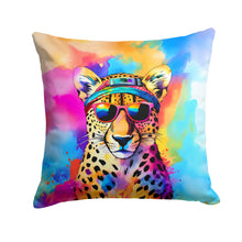 Load image into Gallery viewer, Hippie Animal Cheetah Throw Pillow - 14x14 Decorative Pillow – Art for Your Home &amp; Patio