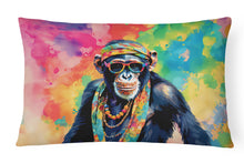 Load image into Gallery viewer, Hippie Animal Chimpanzee Throw Pillow