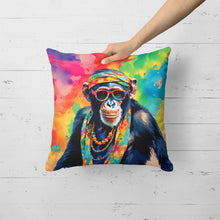 Load image into Gallery viewer, Hippie Animal Chimpanzee Throw Pillow