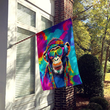 Load image into Gallery viewer, Hippie Animal Chimpanzee House Flag