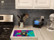 Load image into Gallery viewer, Hippie Animal Chimpanzee Glass Cutting Boards – Durable, Decorative Kitchen Art