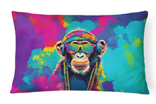 Load image into Gallery viewer, Hippie Animal Chimpanzee Throw Pillow
