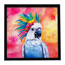 Load image into Gallery viewer, Hippie Animal Cockatoo Framed Metal Print