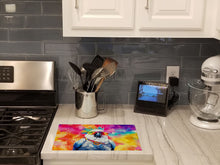 Load image into Gallery viewer, Hippie Animal Cockatoo Glass Cutting Boards – Durable, Decorative Kitchen Art