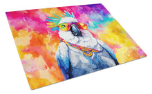 Load image into Gallery viewer, Hippie Animal Cockatoo Glass Cutting Boards – Durable, Decorative Kitchen Art