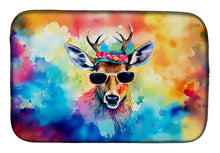 Load image into Gallery viewer, Hippie Animal Deer Dish Drying Mat