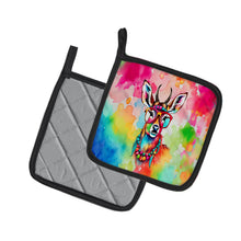 Load image into Gallery viewer, Hippie Animal Deer Pot Holders - Set of 2 Decorative Kitchen Helpers | Made in the USA