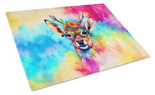 Load image into Gallery viewer, Hippie Animal Deer Glass Cutting Boards – Durable, Decorative Kitchen Art
