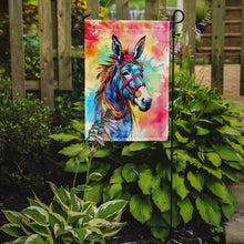 Load image into Gallery viewer, Donkey Garden Flag - Hippie Aniimals - Animal-Themed Yard Decor