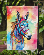 Load image into Gallery viewer, Donkey Garden Flag - Hippie Aniimals - Animal-Themed Yard Decor