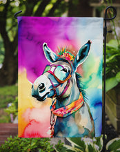 Load image into Gallery viewer, Donkey Garden Flag - Hippie Aniimals - Animal-Themed Yard Decor