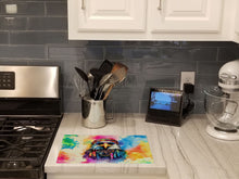 Load image into Gallery viewer, Hippie Animal Eagle Glass Cutting Boards – Durable, Decorative Kitchen Art