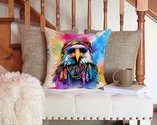 Load image into Gallery viewer, Hippie Animal Eagle Throw Pillow - 14x14 Decorative Pillow – Art for Your Home &amp; Patio