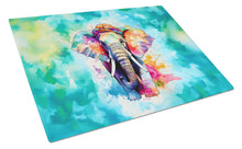 Load image into Gallery viewer, Hippie Animal Elephant Glass Cutting Boards – Durable, Decorative Kitchen Art