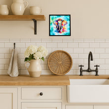 Load image into Gallery viewer, Hippie Animal Elephant Framed Metal Print