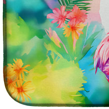Load image into Gallery viewer, Hippie Animal Flamingo Dish Drying Mat