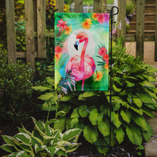 Load image into Gallery viewer, Flamingo Garden Flag - Hippie Aniimals - Animal-Themed Yard Decor