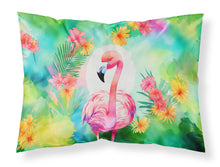 Load image into Gallery viewer, Hippie Animal Flamingo Standard Pillowcase – Artistic Decorative Front, White Back