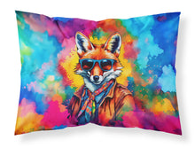 Load image into Gallery viewer, Hippie Animal Fox Standard Pillowcase – Artistic Decorative Front, White Back