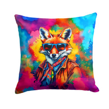 Load image into Gallery viewer, Hippie Animal Fox Throw Pillow - 14x14 Decorative Pillow – Art for Your Home &amp; Patio