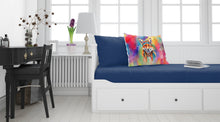 Load image into Gallery viewer, Hippie Animal Fox Standard Pillowcase – Artistic Decorative Front, White Back