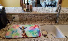 Load image into Gallery viewer, Hippie Animal Giraffe Dish Drying Mat