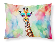Load image into Gallery viewer, Hippie Animal Giraffe Standard Pillowcase – Artistic Decorative Front, White Back