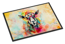 Load image into Gallery viewer, Hippie Animal Goat Doormat-24x36 Indoor / Outdoor Rug | Made in USA