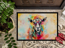 Load image into Gallery viewer, Hippie Animal Goat Doormat - 18X27 Indoor / Outdoor Rug | Made in USA