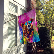 Load image into Gallery viewer, Hippie Animal Grizzly Bear House Flag