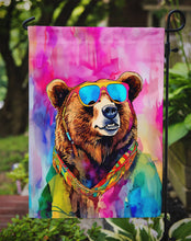 Load image into Gallery viewer, Grizzly Bear Garden Flag - Hippie Aniimals - Animal-Themed Yard Decor